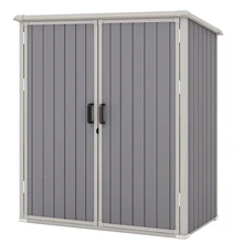 wholesale 3*5ft Resin Storage Shed Outdoor Garden Tool Plastic Sheds Organizer Prefab House