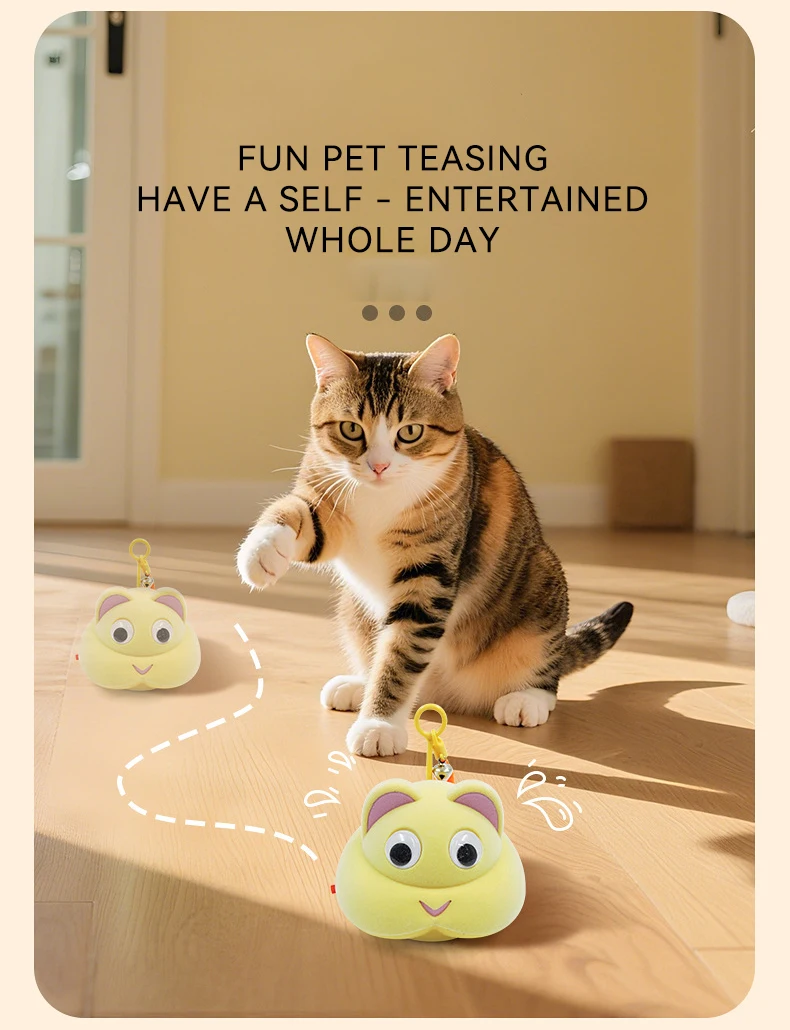 New Mouse-shaped Electric Cat Toy USB Charging Feature to Relieve Pets' Boredom Cat Toy Pet Products factory