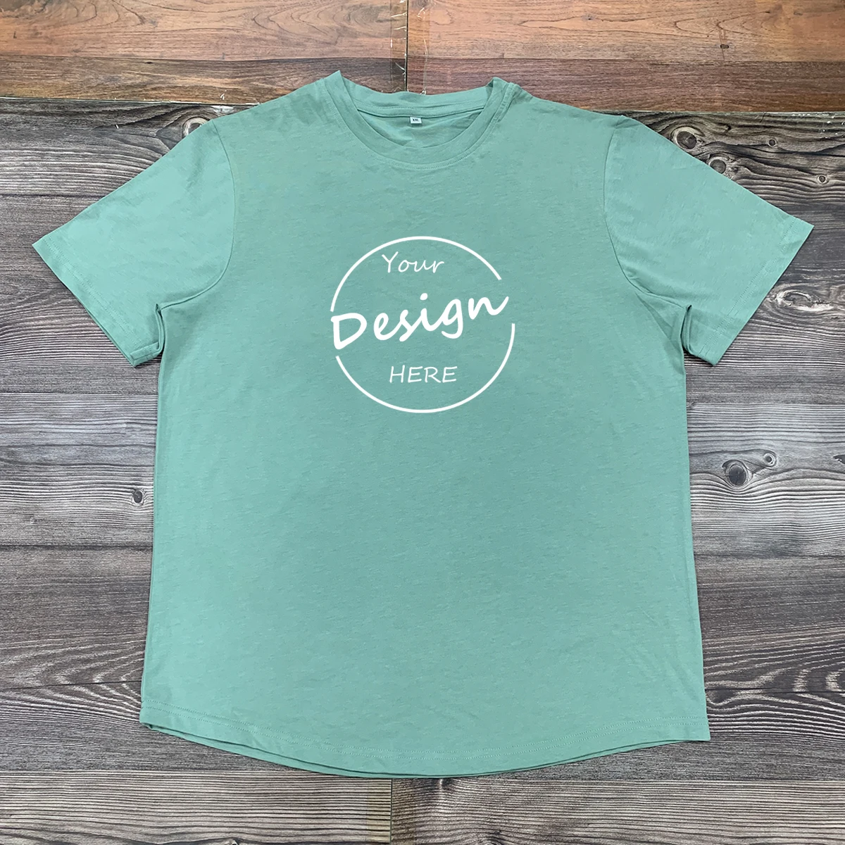 Men’s Curved Hem Cotton T Shirts High Quality Oversized Casual Streetwear Fashion Clothing for Gym to Street Style Comfort Wear