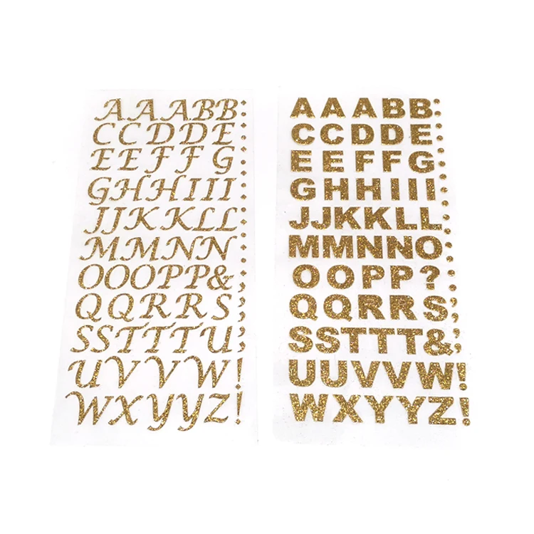 107 Pezzi Lettere/Numeri Glitterato Per Decorazioni - Latte Art Fai-Da-Te | Per Feste Compleanni Eventi - Foto 6