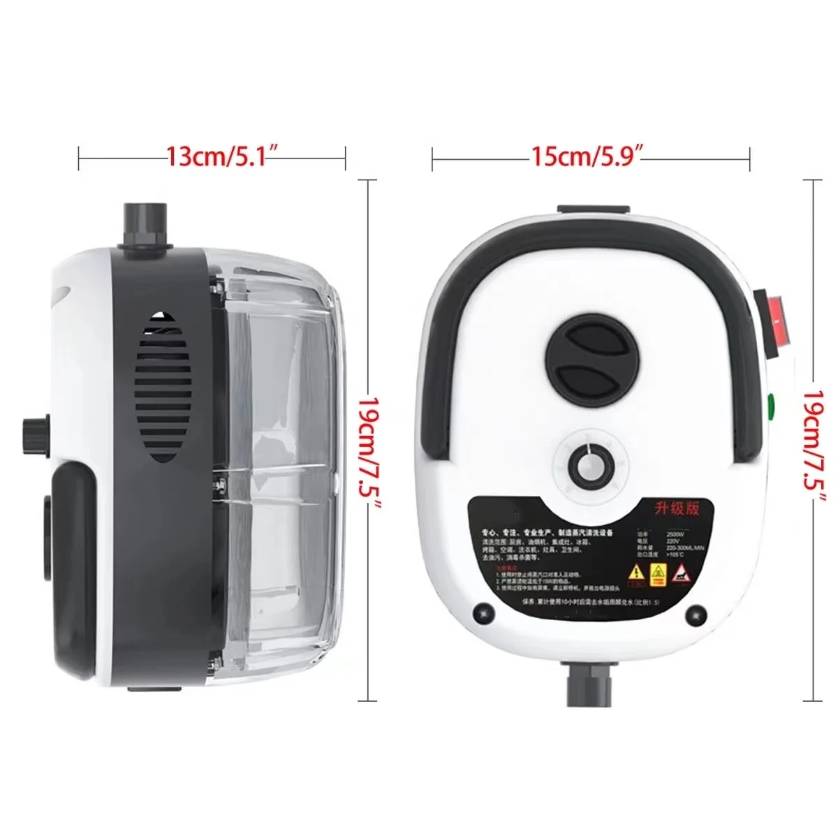 Multifunctional High Pressure Steam Cleaner 2500W Commercial Car Cleaning Machine Air Conditioning Home Kitchen Hood Cleaner