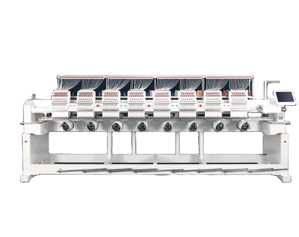 8-Head Embroidery Machine