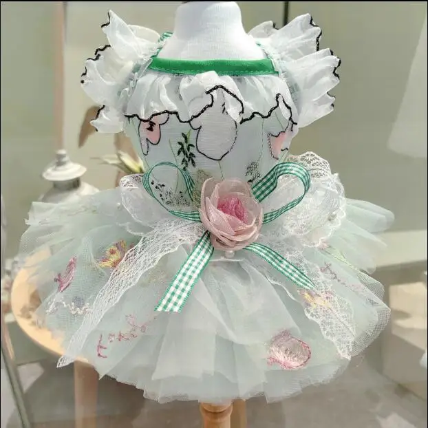 China Manufactory Cat Girl Dress Luxury Dogs Festival Party Clothes For china-manufactory-cat-girl-dress-luxury-dogs-festival-party-clothes-for
