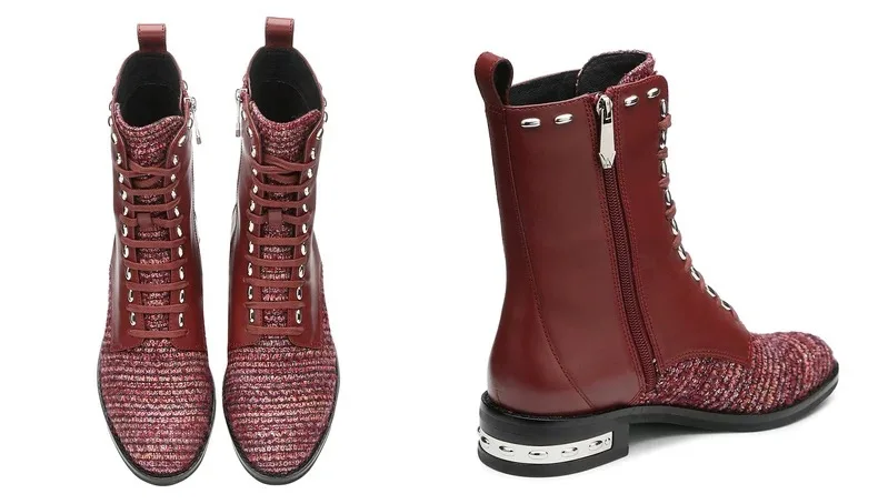Botas Con Cordones De Estilo Martin Para Mujer,Botines Con Tachuelas De  Metal Decoradas Para Europa,Otoño/invierno,2021 - Buy Botas Martin Para  Mujer,Zapatos De Mujer Con Encaje,Botas De Moda Para Mujer Product on  Alibaba.com