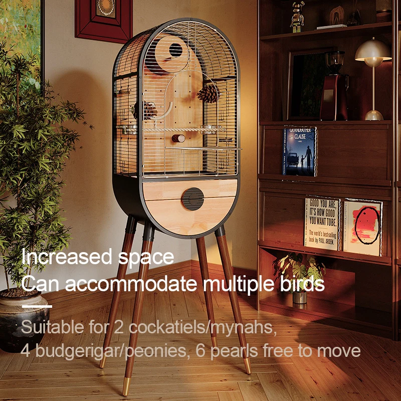 Photo inspiration: Luxury Large Wooden Iron Removable DIY Parrot Bird Cage Photo Inspiration
