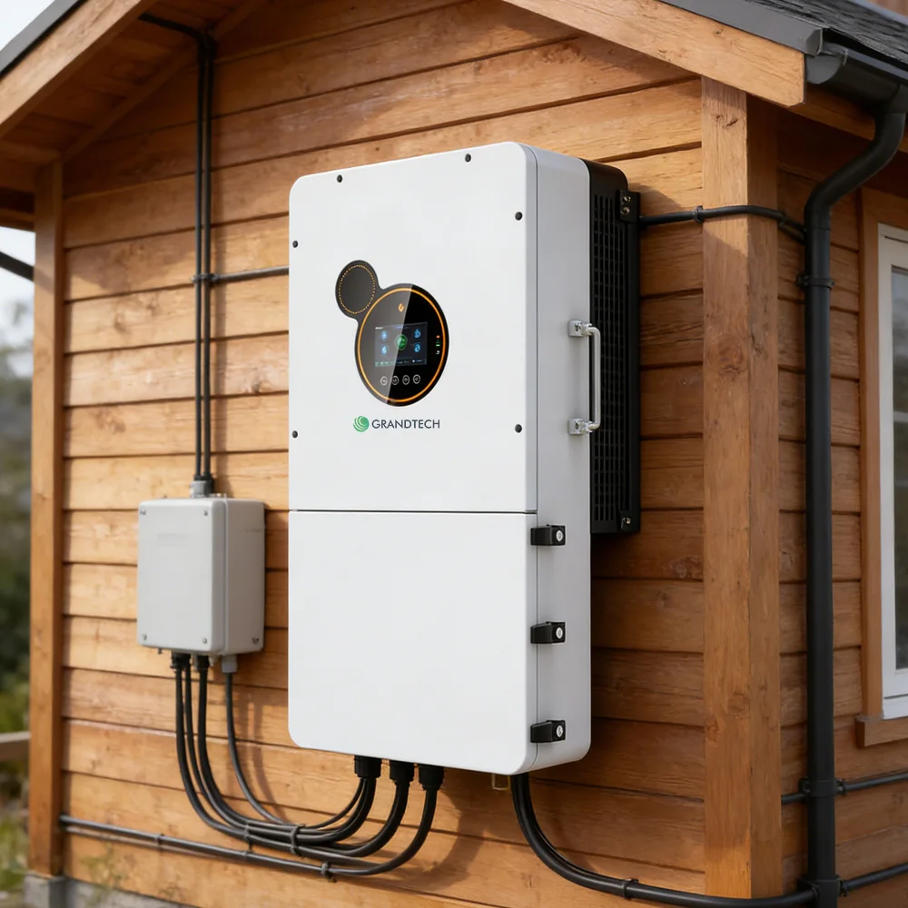 inverter ibrido solare da 8 kW, 10 kW, 12 kW, 48 V, 120000 W, 48 V, con doppio MPPT e uscita bifase, inverter off-grid per sistema di accumulo di energia solare