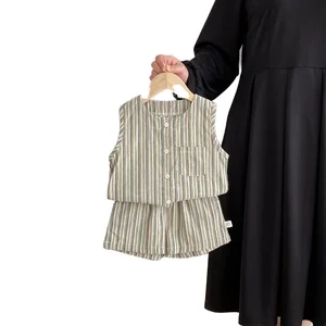 ODM Supply Summer Ins Jumpsuit Overalls and Solid Pattern Cotton Hat for Newborns Infants' Spring Autumn Seasons Baby Rompers