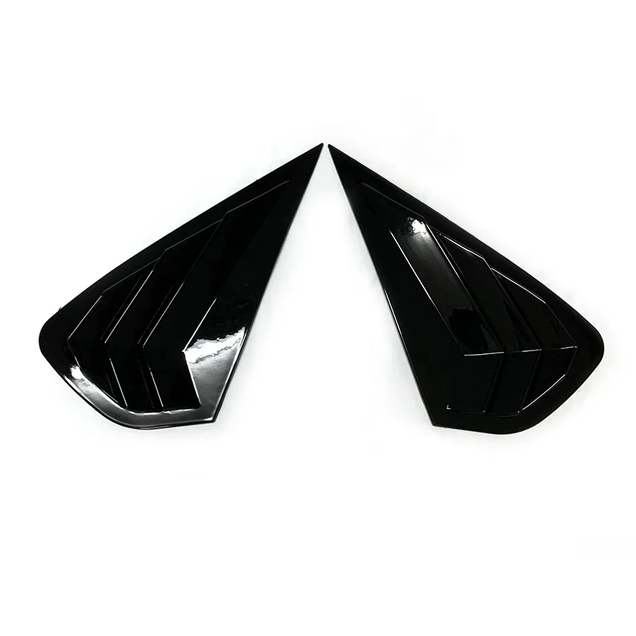 Auto Exterior Accessories for Kia K3 2019 - 2021 Car Sport Style Rear Side Window Louvers Air Vent Scoop Shades Cover Blinds