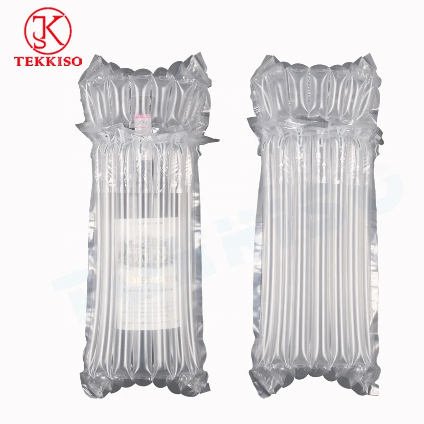 Air Column Bag Protective Package Inflatable Wrap Pack Bubble Bag for red wine bottle
