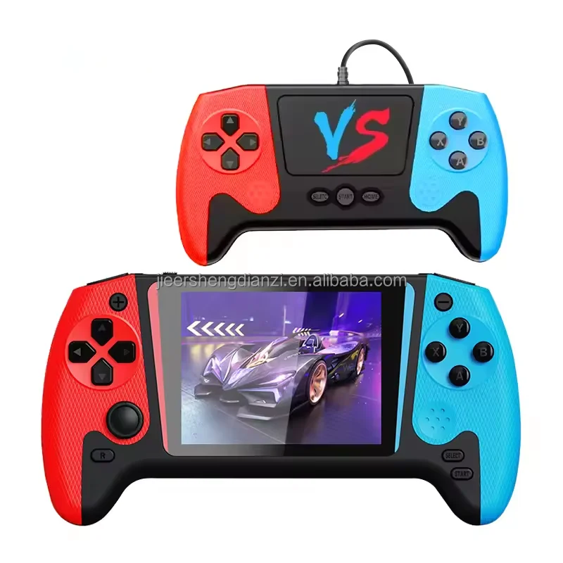 Retoo Console Rétro Portable 500 Jeux – 2 Joueurs, Écran 3,5 Pouces, Batterie 1200 MAh, Sortie TV, Cadeau Enfant