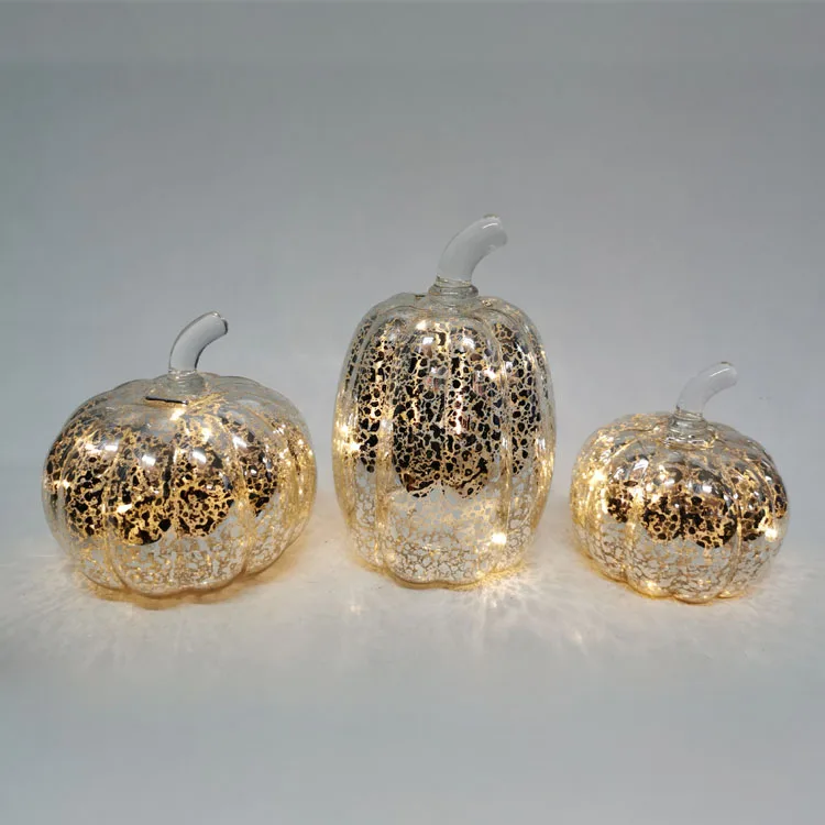 Mercury glass pumpkin-4