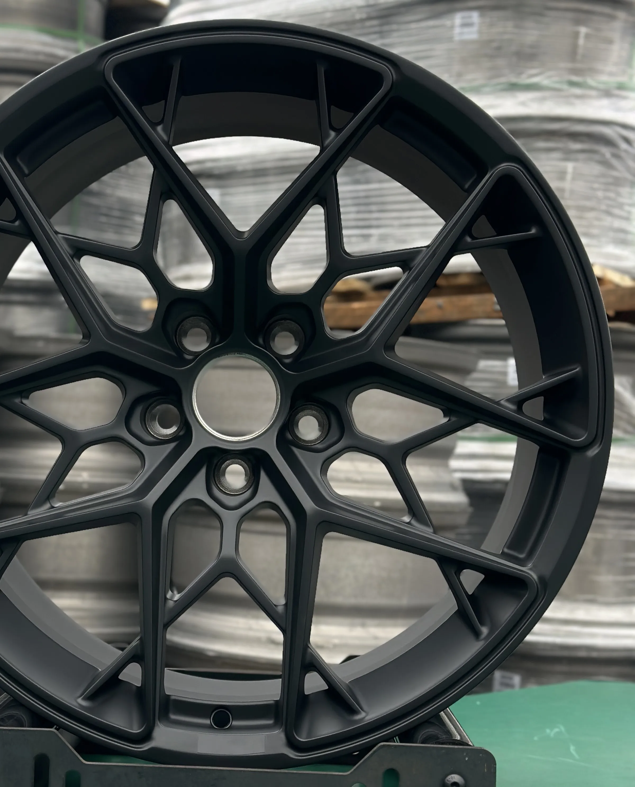 GVICHN one piece matte black forged wheels 16 - 26 inch aluminum alloy rims 5x112 5x114.3 5x120 monoblock wheel hub