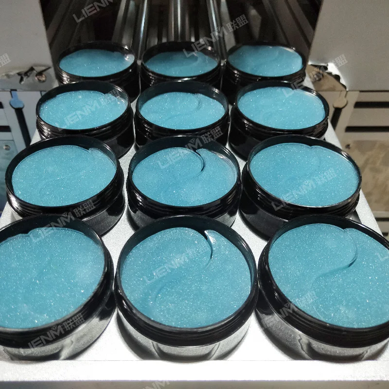 Automatic Collagen Eye Gel Pads Making Machine Hydrogel Eye Gel Patches Making Machine Crystal Gold Eye Gel Mask Packing Machine