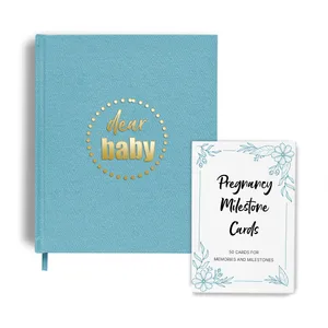 Wholesale New Pregnancy Calendar Planner & Keepsake Journal Baby's First Year Daily Planners Prayer Journal Loose-leaf Binding