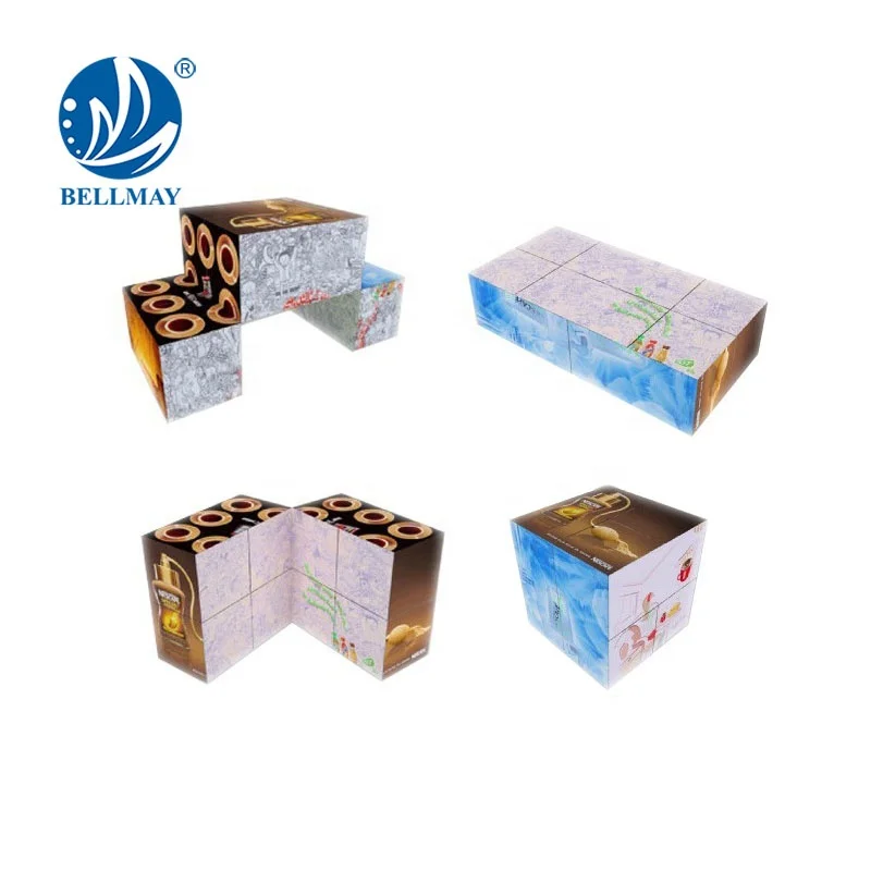 Bemay игрушка индивидуальный рекламный квадратный складной куб 7 см Магический Куб 3d головоломка