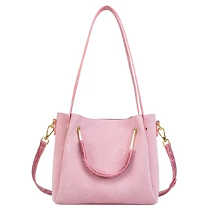 Fashion Purse Shoulder Bag Luxury Bucket Bag Ladies Tote 2026 Unique Designer High Quality Pu Leather Everyday Handbag