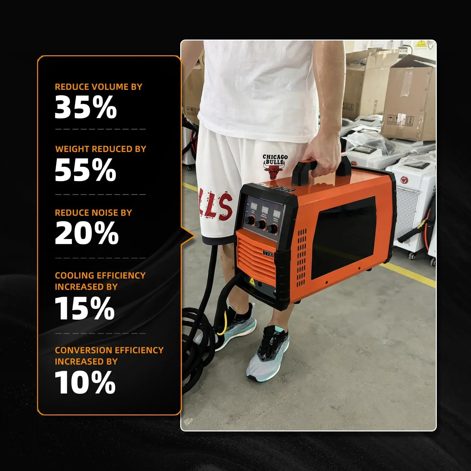 700W Handheld Laser Welding Machine Air-Cooled, AI Portable 3-in-1 DIY Table Laser Welder, Stainless Steel Aluminum, and Copper