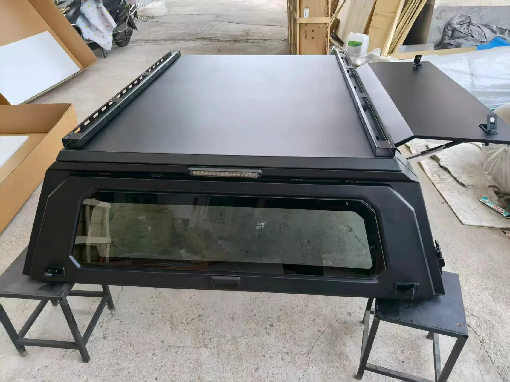 5ft 6ft Top Rated Overland Hard Topper Truck Smart Bed Cap Aluminum ...