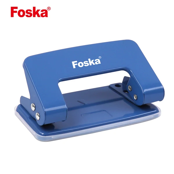 Foska Профессиональный Металлический маленький простой в переноске с двумя отверстиями 3 вида цветов карточный рычаг для рукоделия бумажный дырокол ежедневного использования