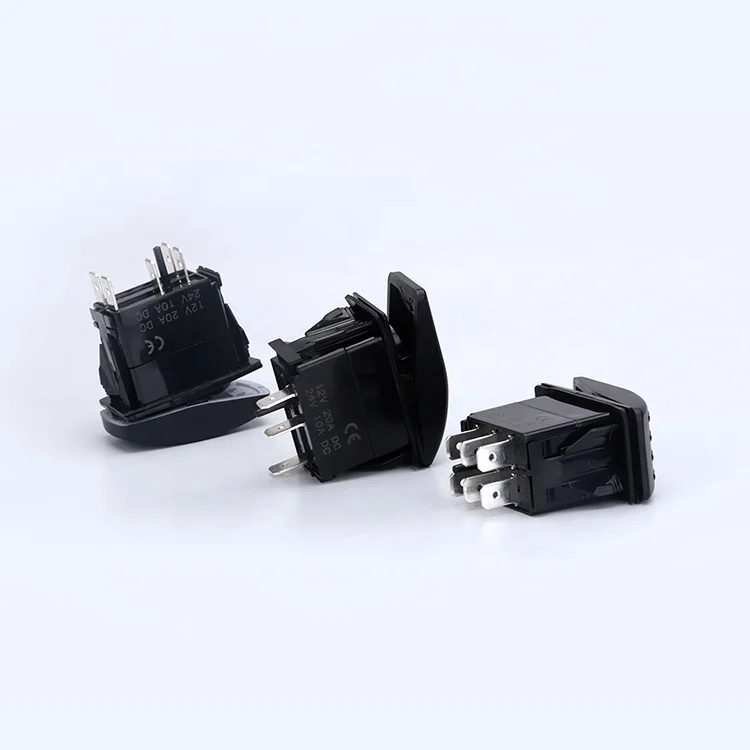 Символ LE24 Водонепроницаемый Лодка кулисный переключатель/12V 24V Авто/лодка SPST морской светодиодный освещенные перекидной переключатель с синей