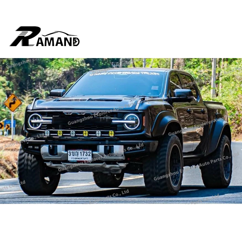 New Design Conversion Bodykit for Ranger T6 T7 T8 to Bronco Raptor Thailand Facelift Accessories for Ranger Upgrade Body Kit