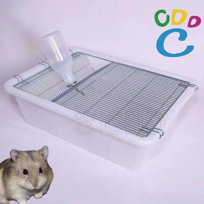 実験用ラット飼育ケージ、プラスチック製のチューブスタンド付き