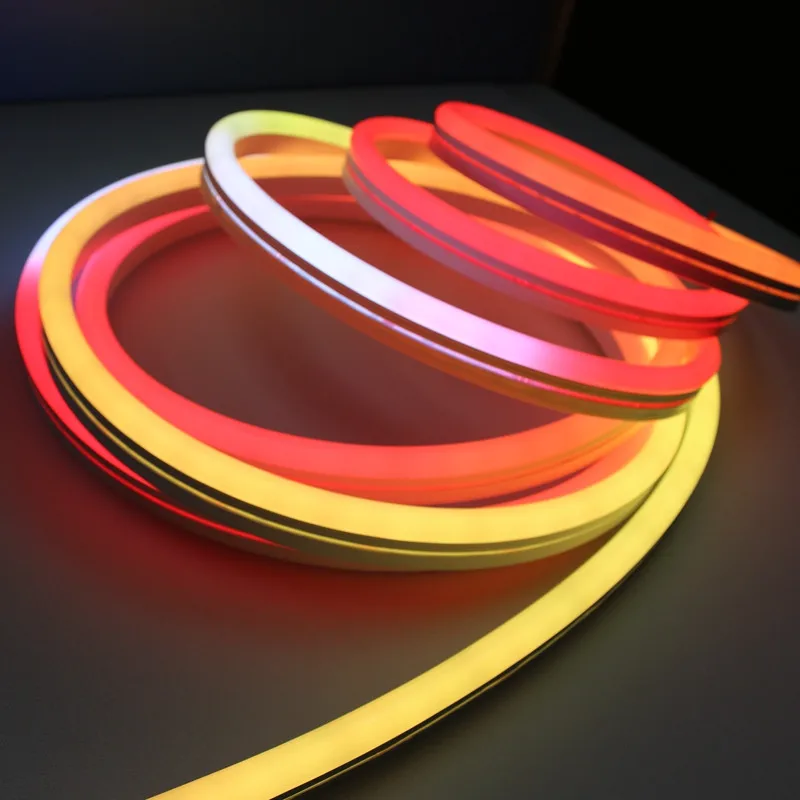 14MM 16MM 18MM 20MM RGB Round Rope Light 360 Degree RGB DMX LED Neon Flex 24V