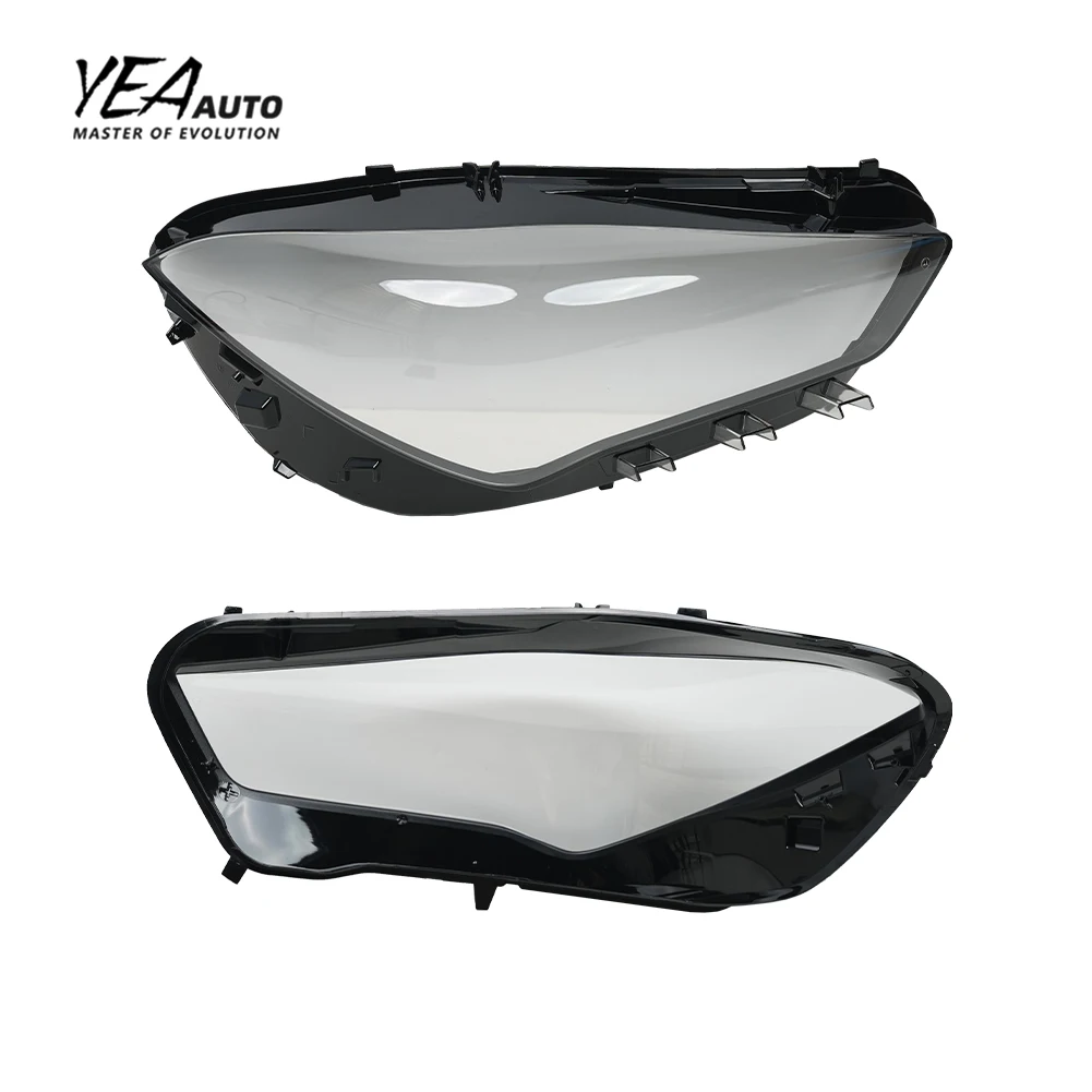 Car Headlight Glass PC Lampshade Cover Lens for Mercedes Benz CLA W118 Headlamp Glass Shade Lens Cover 2020 2021