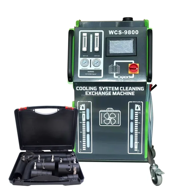 Hot selling WCS-9800 Radiator cooling system flush machine Good quality Engine cooling system cleaning machine