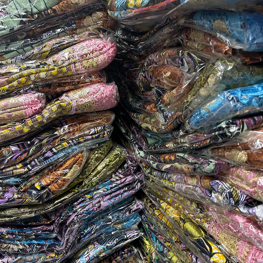 Tecido Batik Africano Top Tecido Africano Batik Factory-Made Cera