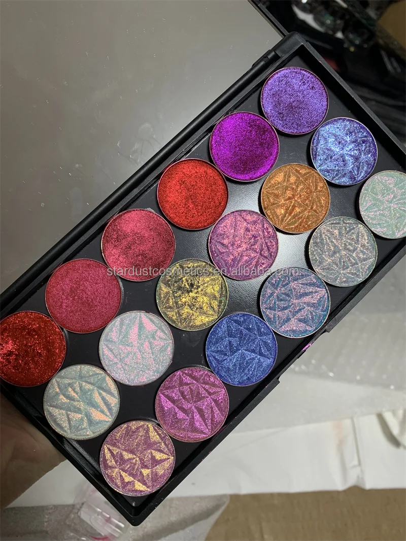 Duochrome Chameleon Multichrome Eyeshadow Palette Strong Color Changing