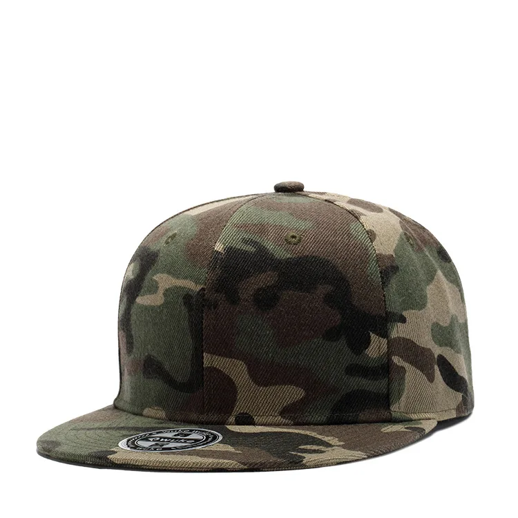 camo baseball cap with lights in brim