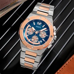 Мужские классические золотистые наручные часы Reloj Hombre De Oro Роскошные из твердого