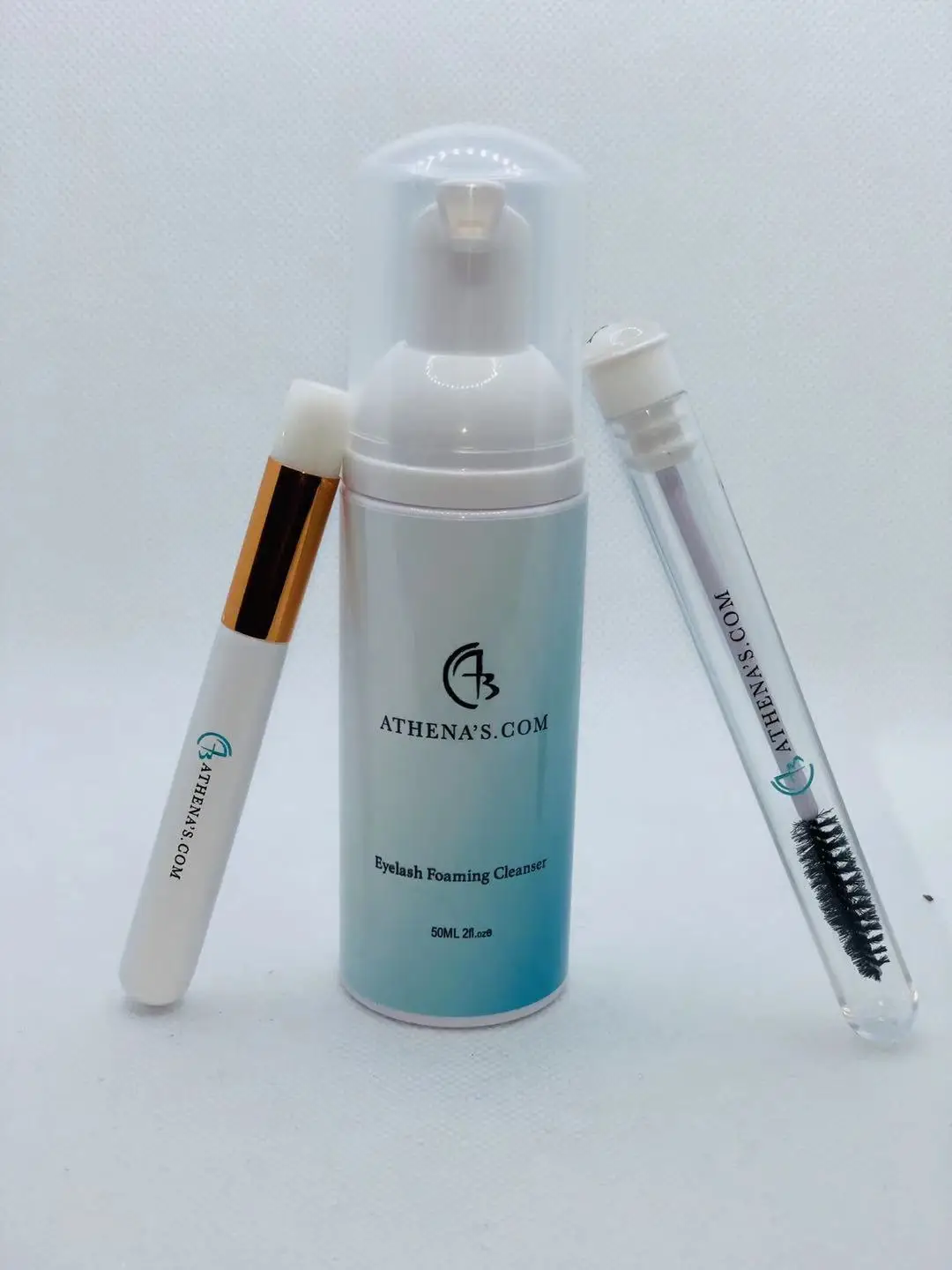 Custom Label Lash Shampoo Cleaning Brushes Eyelash Cleansing Brush Eye