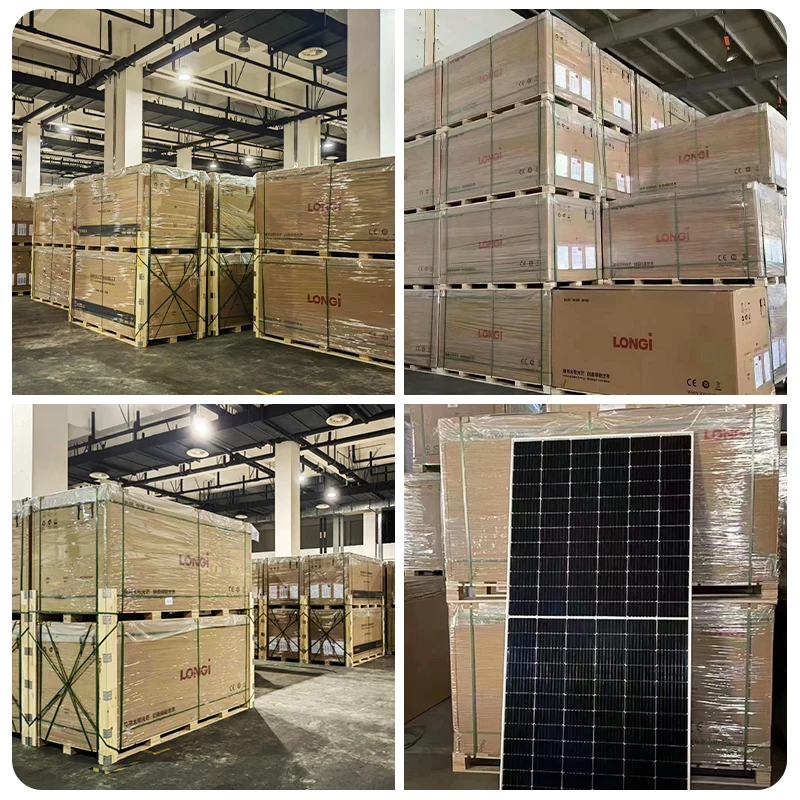 Guangheng China Large Power Longi Solar Panel 540 Watt Monocrystalline Solar Panel Price for Home Dual Glass 550w 108 Cells