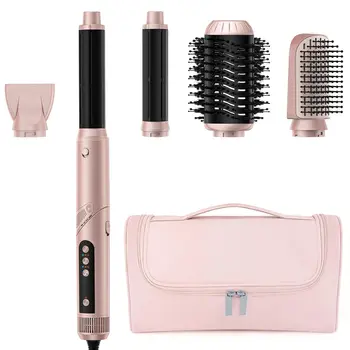 5 in 1 Foldable BLDC Hot Air Hair Blow Brush Cleaner with 110000 RPM BLDC Brushless Motor