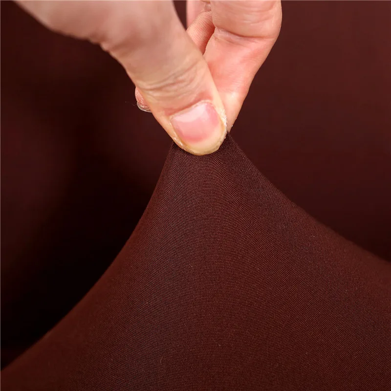 Modern minimalist style solid color all-inclusive sofa cover elastic stretch waterproof 1/2/3/4 seat sofa cover