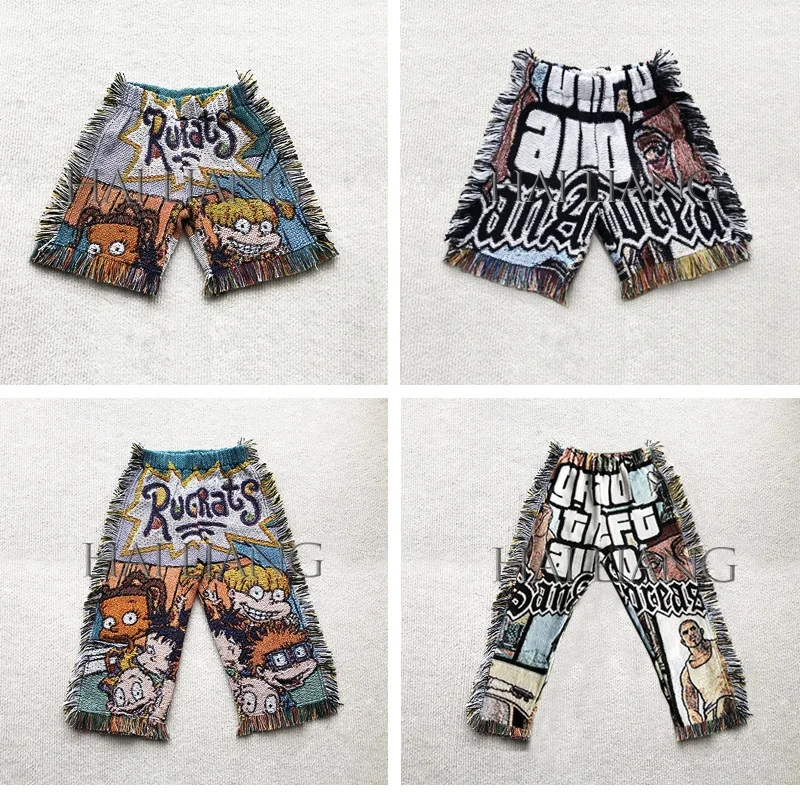 Детские брюки с бахромой