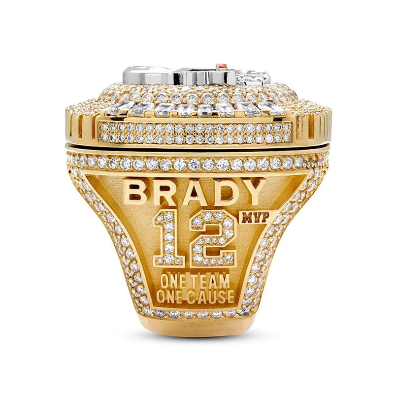 2020 Tampa Bay Buccaneers Ring NFL Flip Tom Brady Championship Ring