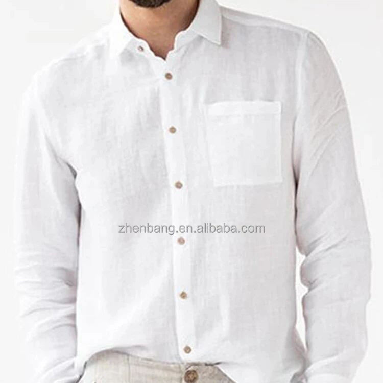 Buy Linen Long Sleeve Shirt,Mens Shirt 
