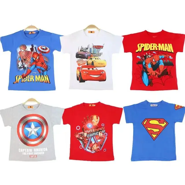 Good Prices Children's T-shirts 100% Cotton Fabric Worldwide Shipping Cotton T-shirts