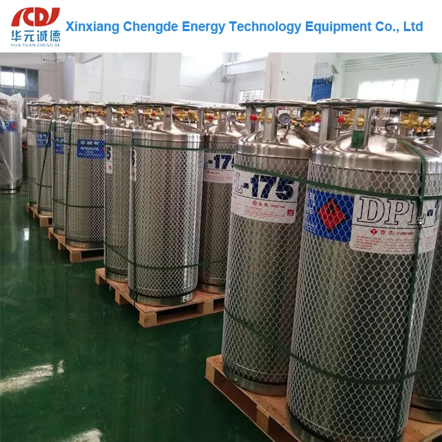 195L Gas Dewar Cylinder Liquid Oxygen Gas Tank for Hospital