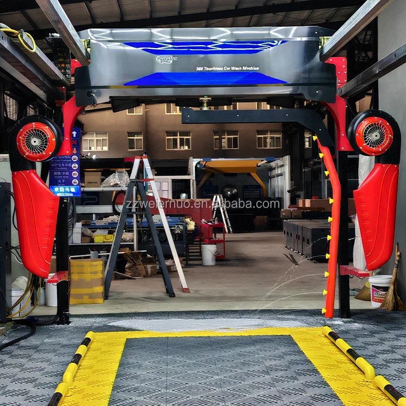 Double Arms 360 Touchless Full-automatic Chassis Washing Portal Car Wash Machine with Coin Function