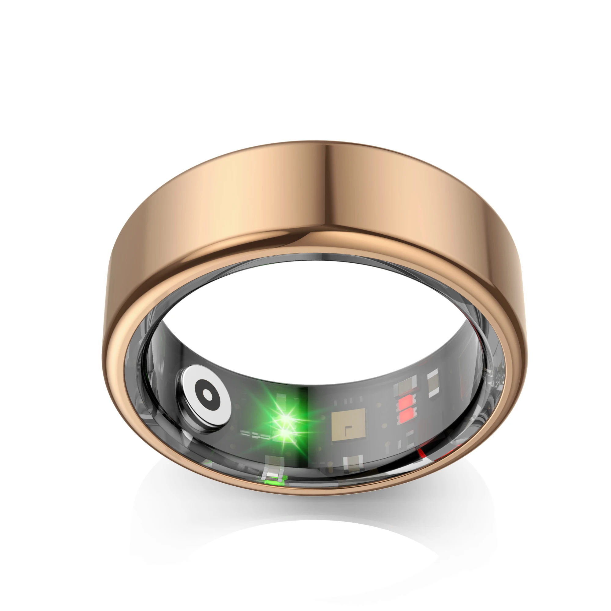 R02 Smart Finger Ring Health Tracker Heart Rate Blood Oxygen Monitoring IP68 Waterproof Sports Smart Rings for Men Women