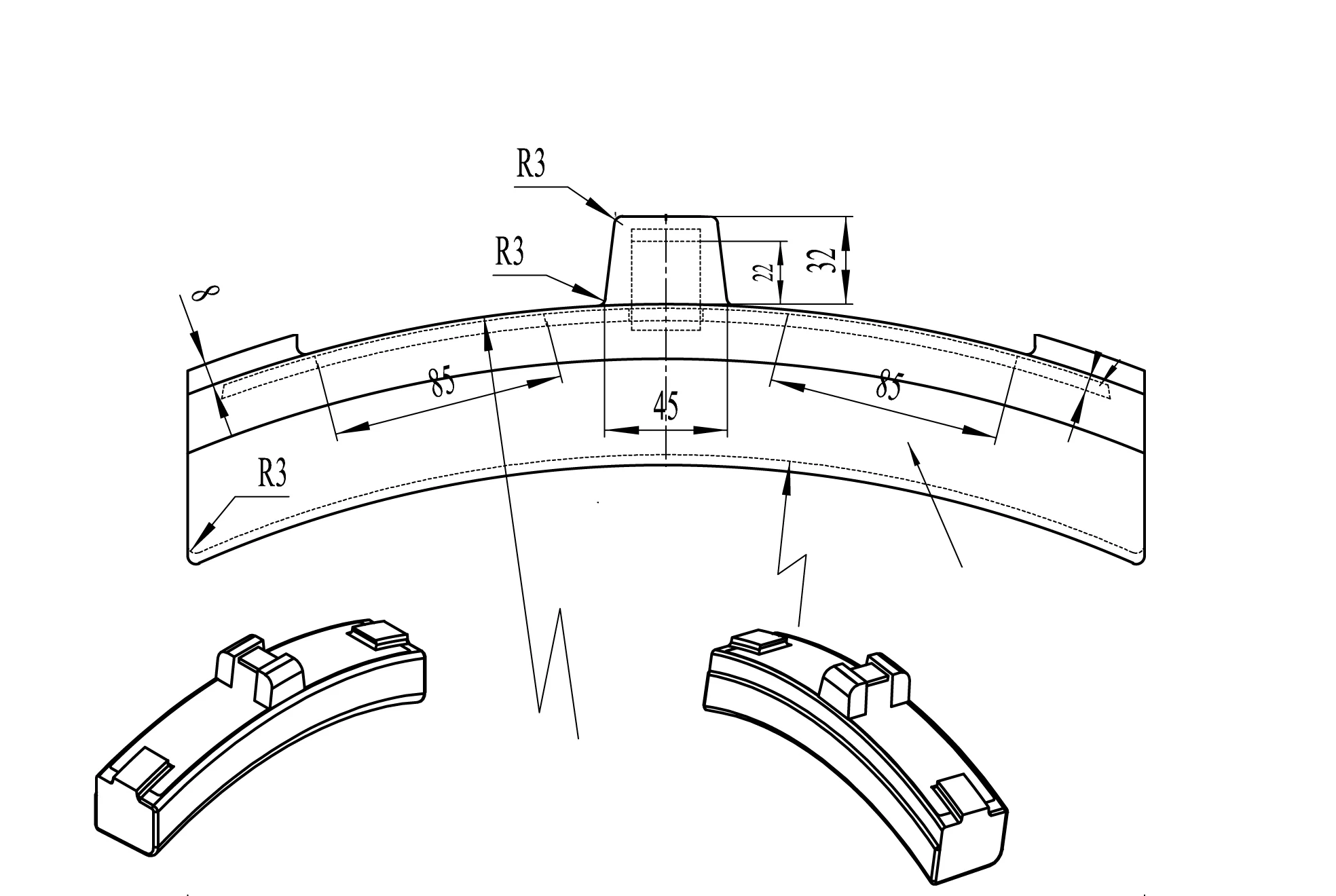 Railway Brake Block For Modern Coach Buy Brake Block
