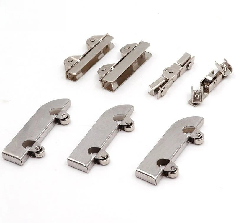 Display Cabinet Sliding Door Roller Wheel Door Window Hardware Stainless Steel Pulley Glass Door Roller