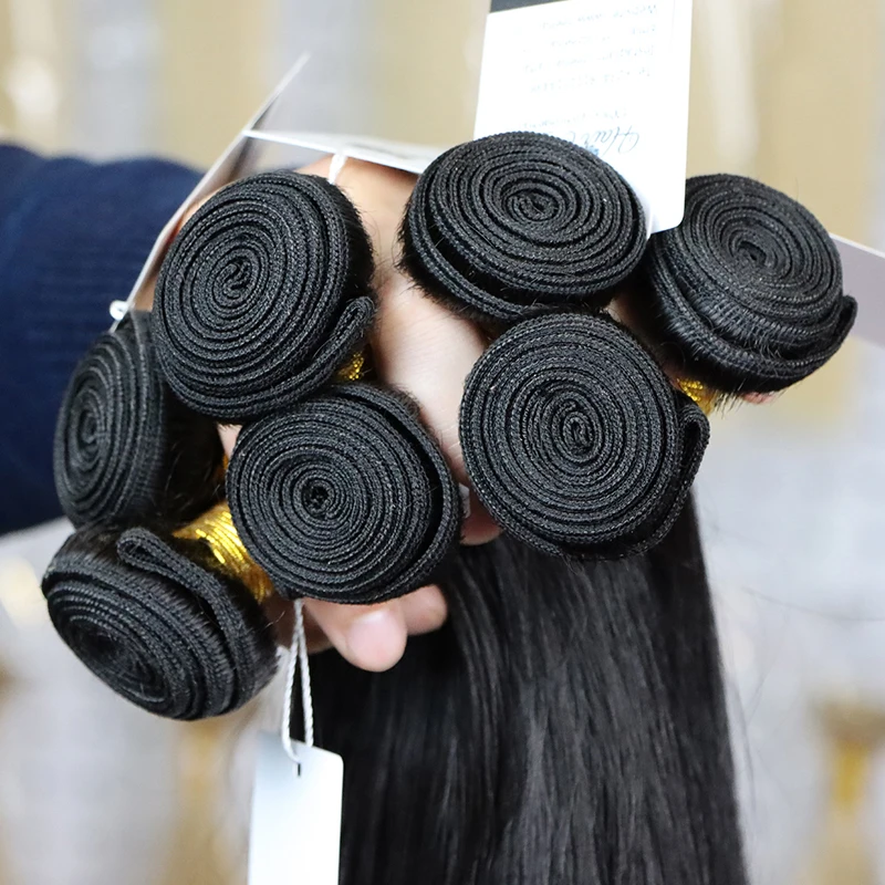 Tissage-Cheveux-Humain En Gros Cheveux Naturel Malaysian Virgin Hair Vendor 9A Human Hair Peruvian Bundle Hair Extension 30inch