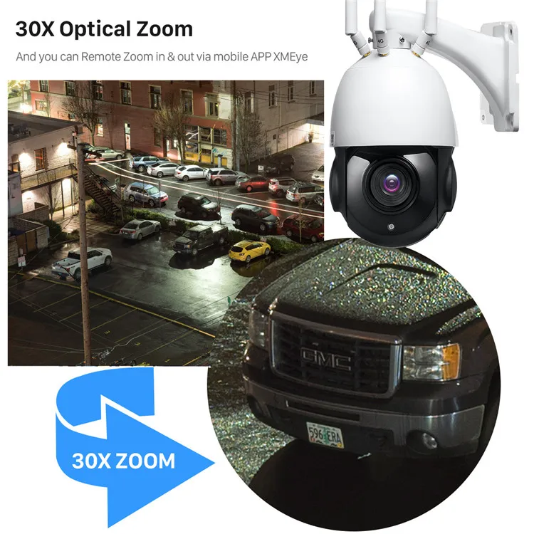 5MP 30X Zoom Wireless Security Camera Home Starlight CCTV Outdoor PTZ Ip Wifi Auto Tracking Two-Way Audio Night Vision Cloud