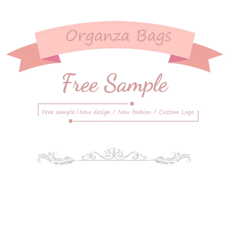 custom printed organza bolsas