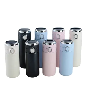 Custom Logo 500ml  with temperature display 304 smart stainless steel water bottle